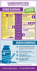 Infographic: Caregiver Tips – Dressing and Grooming - Alzheimers and ...