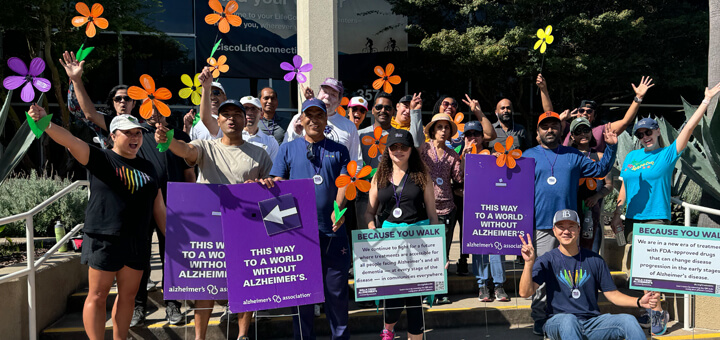 Cisco employees get ready for Walk to End Alzheimer's